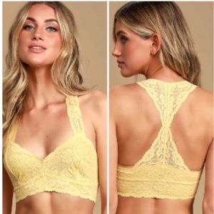 NWT Free people lace bralette